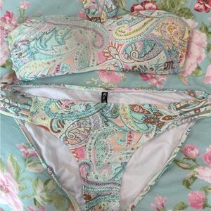 Miss me Colorful Paisley Bikini Set